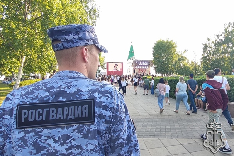 Красноярские росгвардейцы обеспечили правопорядок Дня города