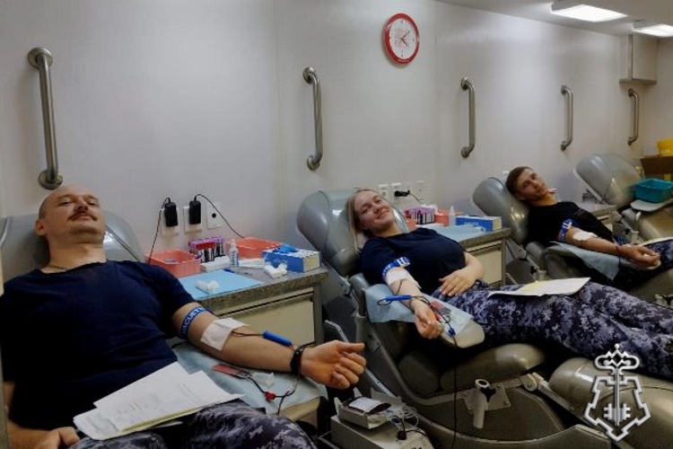 Назаровские росгвардейцы пополнили банк донорской крови