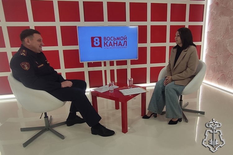 Начальник краевого управления вневедомственной охраны Росгвардии в теле и радиоэфирах рассказал о службе