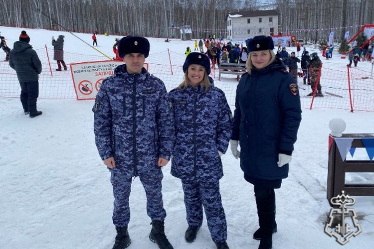 Шарыповские росгвардейцы обеспечили безопасность открытия лыжного сезона