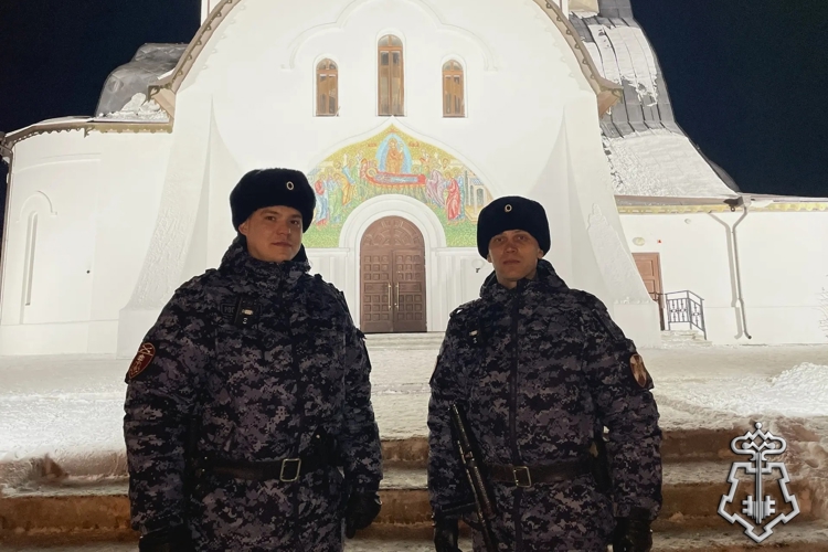 Росгвардейцы Красноярского края обеспечили правопорядок в рождественскую ночь